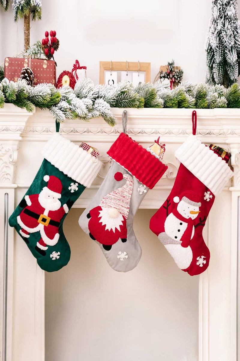 3-Pack Christmas Stocking Ornaments