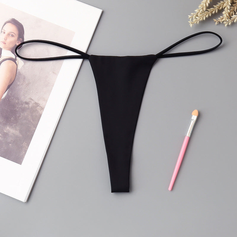 Women's Minimalist Low Waisted Underwear With One Rope