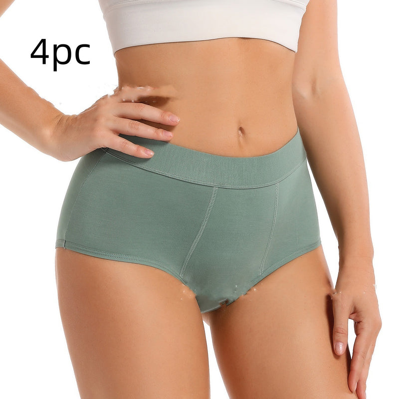 Briefs High Waist Breathable Menstrual Menstrual Period Panties