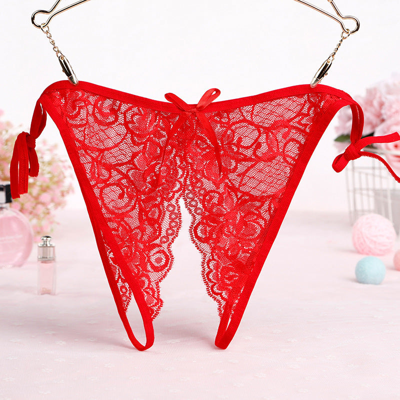 Women's Solid Color Breathable Lace Underwear