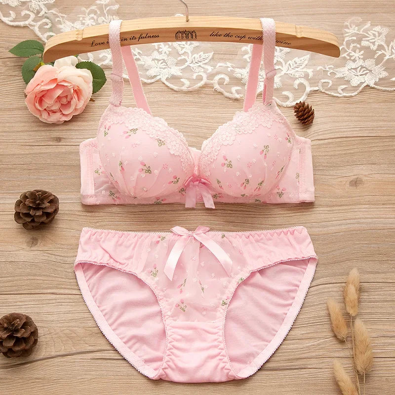 Thin Cup Training Bra Set