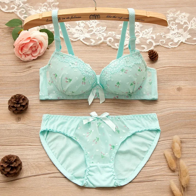 Thin Cup Training Bra Set