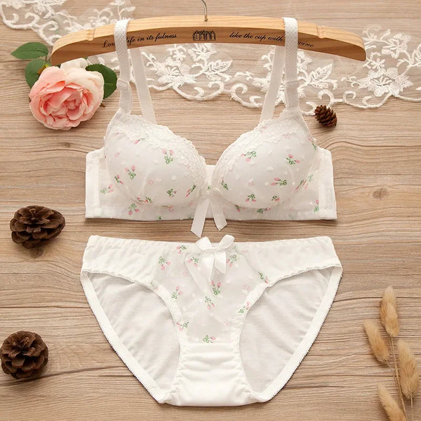 Thin Cup Training Bra Set