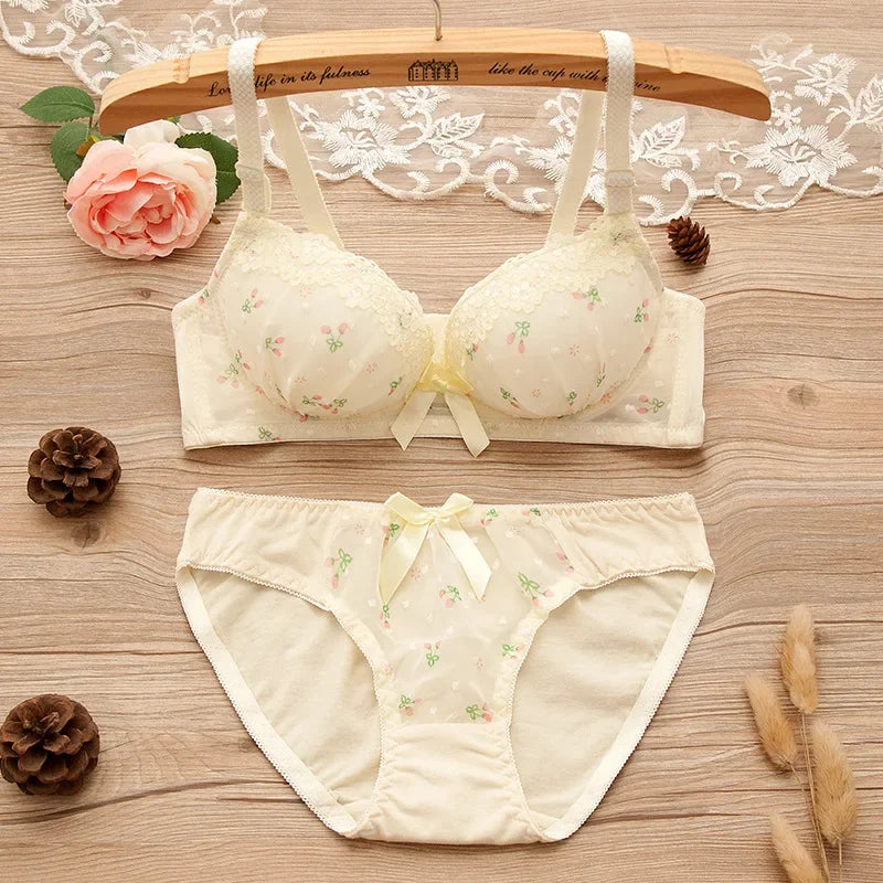 Thin Cup Training Bra Set