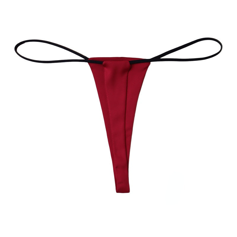 Women's Minimalist Low Waisted Underwear With One Rope